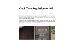 Desktop Screenshot of clockmasterapp.com